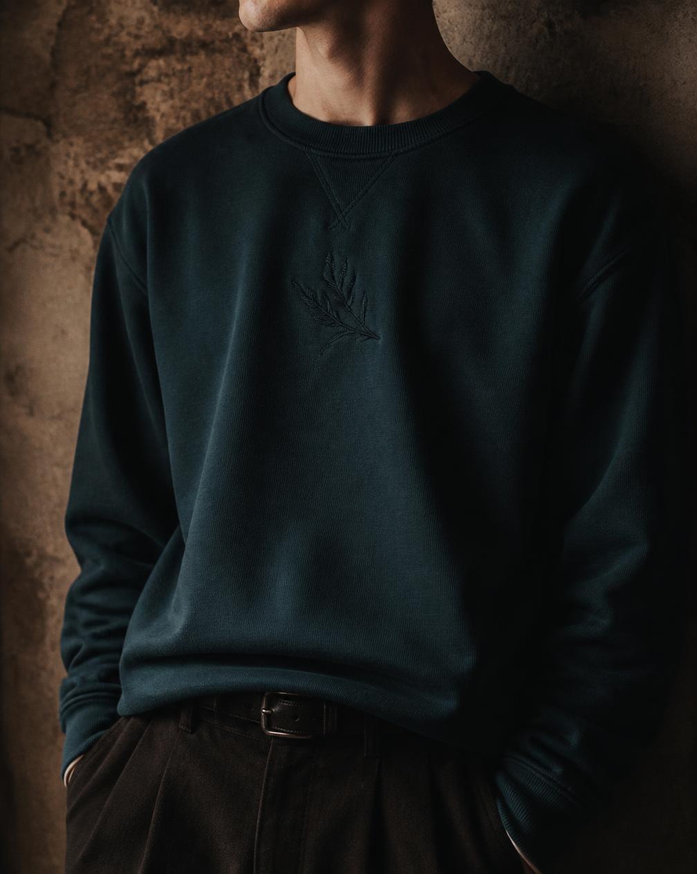 Editorial portrait with a piece from the Roots collection